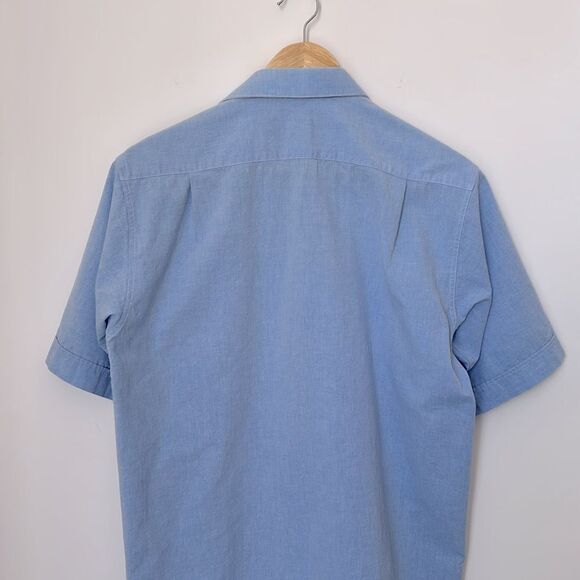Saint James Denim Shirt Dress Made in France (Size 40 France- US 8/Medium) - Picture 7 of 8